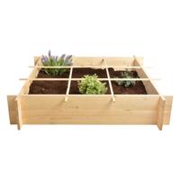 Esschert Design houten moestuin 9-vaks - thumbnail