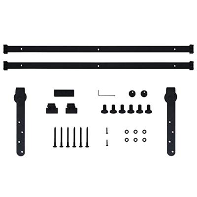 VidaXL Ophangset voor minischuifdeur 183 cm koolstofstaal