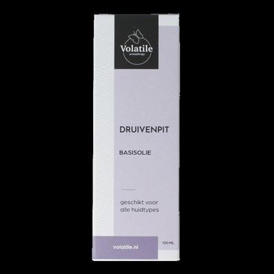 Druivenpit basisolie glazen fles 100 Milliliter