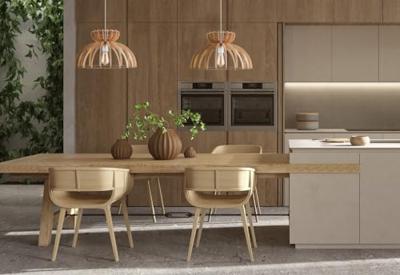 Lyora Houten hanglampKymi Ø 48cm - houtbruin - 10572