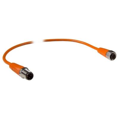 ifm Electronic EVT041 Verbindingskabel Aantal polen (sensoren): 4, 5 Stekker, recht, Bus, recht 0.6 m 1 stuk(s)