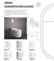Grohe Arena Cosmopolitan bedieningspaneel mat chroom voor Grohe Rapid SL - thumbnail