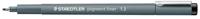Fineliner staedtler pigment 308 1.2mm zwart - thumbnail