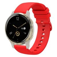 Garmin Venu 3s / Vivoactive 4s / Venu 2s / Vivomove 3s / Forerunner 255s - Soft siliconen bandje - Rood - thumbnail