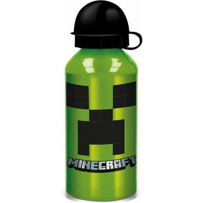 Fles Minecraft Creeper Green 400 ml Siliconen Aluminium
