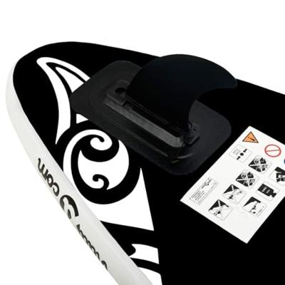 Stand Up Paddleboardset opblaasbaar 305x76x15 cm zwart - thumbnail