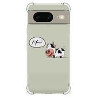 Google Pixel 8 Stevig | Bumper Hoesje | Cow - thumbnail