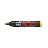 Uni-ball permanent marker Prockey PM-126, schuine punt, large, etui van 8 stuks - thumbnail