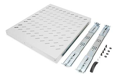 Digitus DN-19 TRAY-2-800 19 inch Apparaatbodem voor patchkast 1 HE Uittrekbaar Geschikt voor kastdiepte: 800 mm Grijs