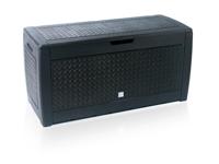 Prosperplast Opbergbox tuin 310 L (Vlechtwerk, Antraciet, 1,19 x 0,6 x 0,48 m) - thumbnail