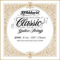 D&apos;Addario J3101 ectified Classical Guitar Single String Klassieke gitaar snaar, Hard Tension, 1st String - thumbnail