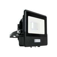 V-Tac LED Bouwlamp | 10W | 3000K | IP65 | met Sensor | Body Zwart - 9335200 - thumbnail