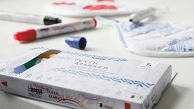 Van Der Doelen Javana texi max sunny textielstift 5 basiskleuren