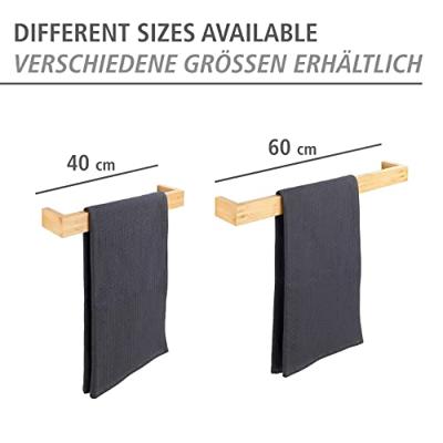 Wenko Handdoekhouder - bamboe - 40 cm Wenko Handdoekhouder - bamboe - 40 cm