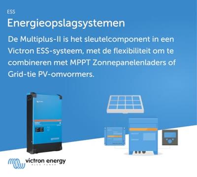 Victron Energy MultiPlus-II 48/8000/110-100/100 230V Omvormer 8000 W 48 V - 230 V Geïntegreerde laadregelaar