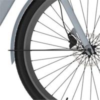 Cortina spatbordstang voor 28 e-nite metaal blauw matt - thumbnail