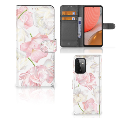 Samsung Galaxy A72 Hoesje Lovely Flowers Samsung Galaxy A72 Hoesje Lovely Flowers