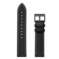 lederen bandje - Zwart - Garmin Vivoactive 6 / Vivoactive 5 / Vivoactive 3 - thumbnail