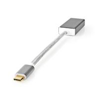 USB-Adapter | USB 3.2 Gen 1 | USB-C© Male | DisplayPort Male | 5 Gbps | 0.20 m | Rond | Verguld | - thumbnail