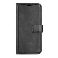 Casecentive Leren Wallet case met sluiting iPhone 14 zwart - thumbnail