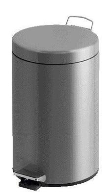 Pedaalemmer v-part 12 liter mat rvs | 2 stuks