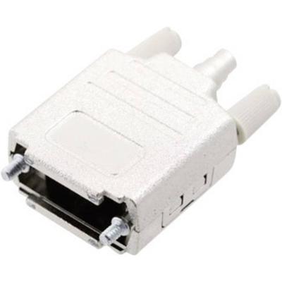 MH Connectors MHDPPK-M-09-K 6260-0105-01 Aantal polen: 9 Kunststof, gemetalliseerd 180 ° Zilver 1 stuk(s)