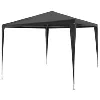 Partytent 3x3 m PE antraciet - thumbnail
