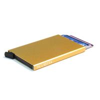 Figuretta - Cardholder orange metallic Aluminium - thumbnail