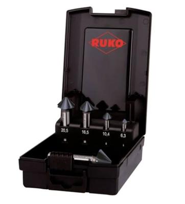 RUKO ULTIMATECUT 4S 102891PRO Kegelverzinkboorset 5-delig 6.30 mm, 10.40 mm, 16.50 mm, 20.50 mm, 25 mm HSS Cilinderschacht 1 set(s)