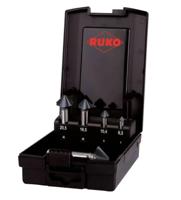 RUKO ULTIMATECUT 4S 102891PRO Kegelverzinkboorset 5-delig 6.30 mm, 10.40 mm, 16.50 mm, 20.50 mm, 25 mm HSS Cilinderschacht 1 set(s) - thumbnail