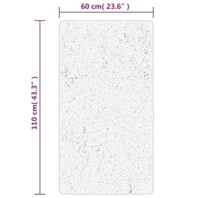 VidaXL Vloerkleed pamplona shaggy hoogpolig modern 60x110 cm groen - thumbnail