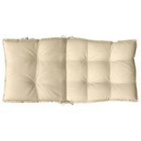 VidaXL Stoelkussens 4 st lage rug oxford stof beige - thumbnail