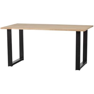 WOOOD Eettafel 'Tablo' met U-poot, 160 x 90cm