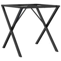 Eettafelpoten X-frame 70x70x73 cm gietijzer - thumbnail
