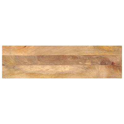 Tafelblad rechthoekig 100x30x2,5 cm massief mangohout