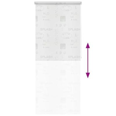 Rolgordijn voor douche 120x240 cm splash