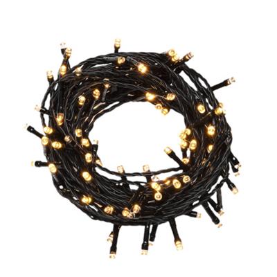 Konstsmide 3648-800 Micro-lichtketting Buiten Energielabel: F (A - G) werkt op het lichtnet Aantal lampen 1000 LED Barnsteen Verlichte lengte: 69.93 m