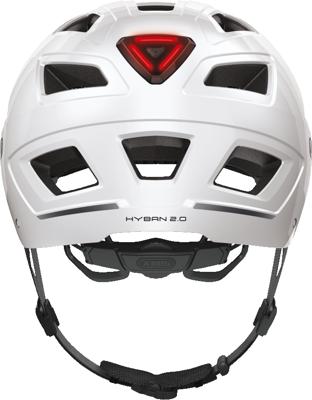 Abus helm hyban 2.0 polar wit m 52-58cm