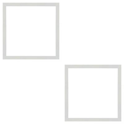 LED Paneel Slim 2 Pack - 30x30 Helder/Koud Wit 6400K - 24W Inbouw Vierkant - Mat Wit - Flikkervrij