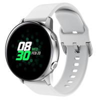 Slimme horloge galvanische gesp polsband horlogeband voor Galaxy Watch Active (wit) - thumbnail