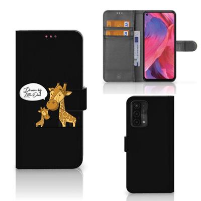 OPPO A54 5G | A74 5G | A93 5G Leuk Hoesje Giraffe OPPO A54 5G | A74 5G | A93 5G Leuk Hoesje Giraffe
