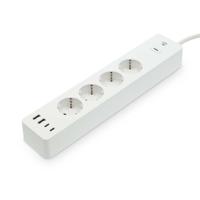 Nedis Smartlife slimme stekkerdoos - met usb-a en usb-c - 4-voudig - thumbnail
