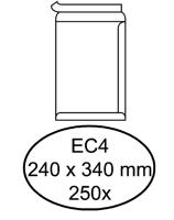 Envelop hermes akte ec4 240 x 340 zk 120 gr 250 st wit - thumbnail