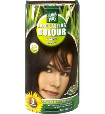 Hennaplus Long Lasting Colour 4.03 Mocha Brown