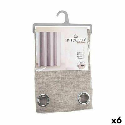 Gordijn Gift Decor Bruin 140 x 0,1 x 260 cm