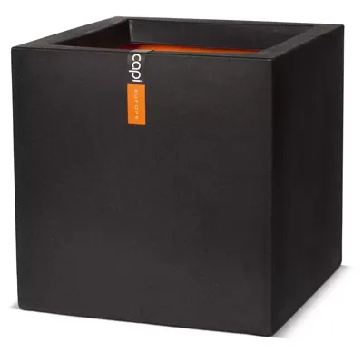 Capi Pot Vierkant 30x30 cm - Zwart