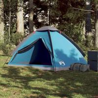 VidaXL Koepeltent 2-persoons waterdicht blauw - thumbnail