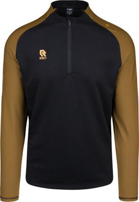 Robey RS3004 Performance Half-Zip Top - Black/Gold - M