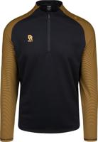 Robey RS3004 Performance Half-Zip Top - Black/Gold - M - thumbnail