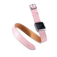 Kakapi Double Strap bandje - Roze - Geschikt voor Apple watch 44mm / 45mm / 46mm / 49mm - thumbnail
